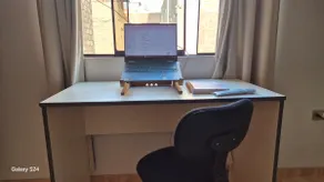 Modern: Queen-Size Bed + Desk + Plaza Vea 5 min. - Image 3
