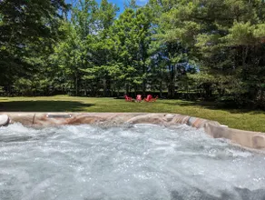 Stylish Cabin w/ Hot Tub, Fire Pit & Vinyl Records - Image 2