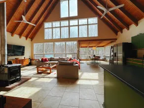 Sunny Romantic A-frame Cabin | South Mountain - Image 3
