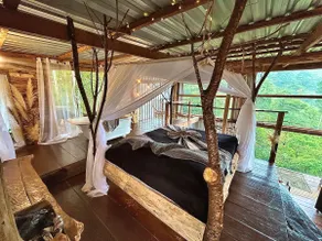 Sakura Refuge_Hut/ofuro and private waterfall - Image 2
