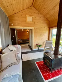 Luxury Off Grid House Hot Tub Sauna - Image 2