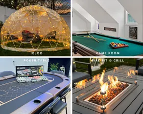 Estate with IGLOO, Game Rm, Sleeps16, 5min to dwtn - Image 3