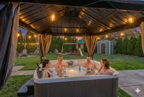 Spacious Family Retreat w Hot Tub & Movie Lounge - Image 2
