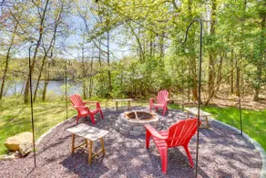 Swim Dock & Game Room: Lakefront Poconos Cabin! - Image 2