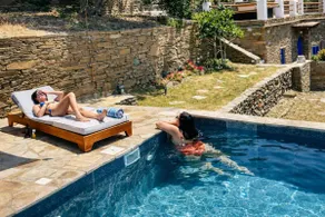 Stone Suites at Kotseli: Pool, Sunset & Sea View - Image 5