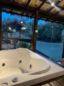 Lake Cabin | Private Hot Tub and King-Size Bed - Image 3