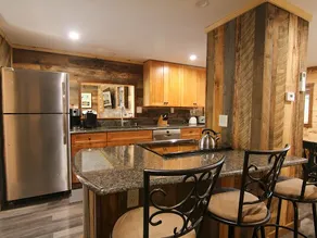Windham Lake Retreat | Knotty Pine Cabin Fire pit - Image 4