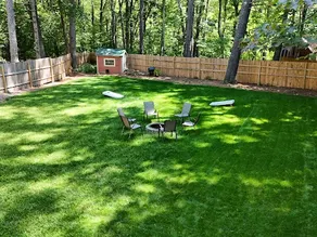 Windham Lake Retreat | Knotty Pine Cabin Fire pit - Image 3