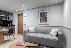 Smart Living Apt w/Priv Balcony | Rooftop+Fire pit - Image 3