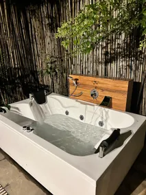 Private Plunge Pool with Jacuzzi A/C Cabin - Image 2