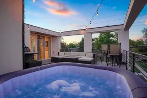 Broncos Stadium rooftop + pool table + hot tub - Image 5
