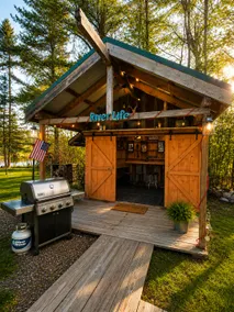Riverfront Cabin w/ Deck + Bar Shed | Near Duluth - Image 3