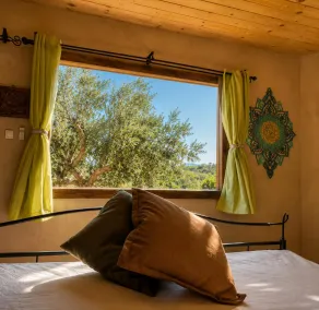 Somewhere in Clil, the vineyard cabin A huge bathtub on a wooden deck outside - Image 4