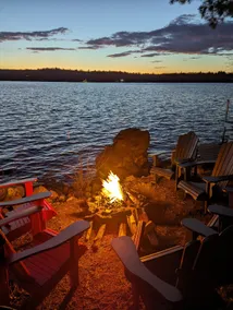 Waterfront sunsets & fires at Marble Point Cottage - Image 4