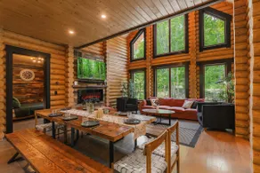 Log House w Pool, Tennis Court, Sauna - Camelback - Image 3