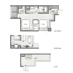 Designers room in Marunouchi for 6 people - Image 3