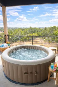 Pool + Hot Tub | Secluded Hill Country Cabin - Image 4