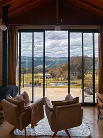 Cabin at the foot of the mountains • tranquility, wine, and nature - Image 3