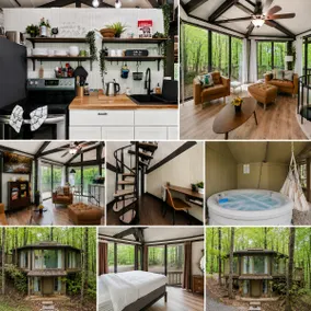 Treehouse Chalet w/ Hot Tub, 10 Min to GSMNP - Image 2