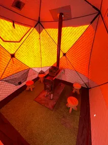 Wood-fired tent sauna / Entire house rental / BBQ and campfire / Maximum 7 people - Image 2