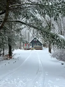 Private Wooded Chalet:Firepit, Steps to Lake Beach - Image 3
