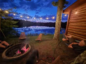 Lakefront log cabin*Hot tub & Sauna*Kayaks*Trails - Image 2