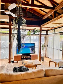 1 minute to the sea. A house with a large living room and a garden, Sango-no-Ie - Image 4