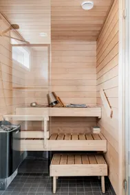 Modern 3BR House | Sauna & Parking | Near Airport - Image 5