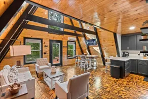 Cozy A-Frame Retreat w/ hot tub! - Image 2