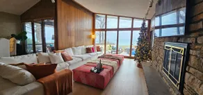 Mid-Century Lake Michigan Escape | Private Beach - Image 2