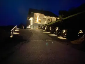 Lodge overlooking mountains, lakes and valley. - Image 2