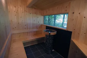HARUNA WING Relax in a private cottage in the forest,enjoying the breathtaking view from a cypress wood sauna - Image 3