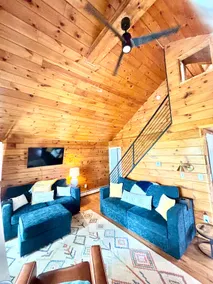 Cozy lakefront cabin with new dock + fire pit - Image 2