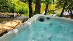 Lakeside Cabin - Hot Tub, Firepit, Kayak, Arcade - Image 2