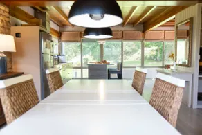 Cozy wooden house with fireplace and pool - Image 5