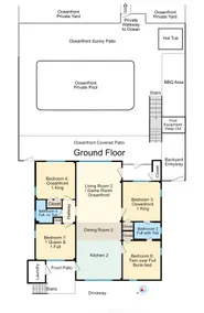 Lavish Accessible, On Ocean, 4 King Beds, Huge Private Pool, Yard, Spa, Patio, BBQ, & Game Tables - Image 5