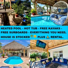 Waterfront Oasis! 2 miles to beach/HTD Pool - Image 3