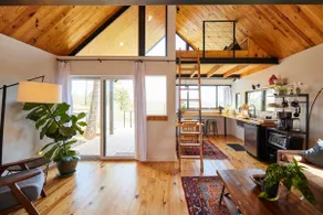 Modern Tiny Cabin + Sauna/Hot Tub | Mtn Views - Image 3
