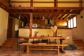 Casa in legno naturale, con una magnifica vista sulle montagne così misteriosa. - Image 4