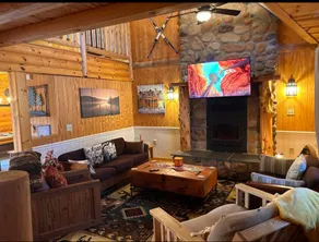 Rustic Log Cabin By Bryce Resort XL Game Room Fire Pit Pets Friendly & More - Image 3