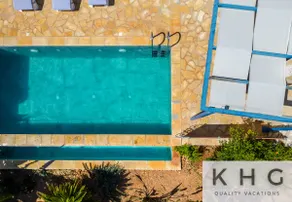 Leo's Red stone & White stone made villas, 2 villas with private pool in Karavados village - Image 4