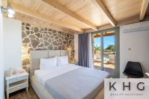 Leo's Red stone & White stone made villas, 2 villas with private pool in Karavados village - Image 5