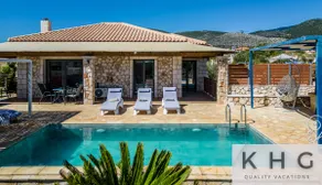 Leo's Red stone & White stone made villas, 2 villas with private pool in Karavados village - Image 2