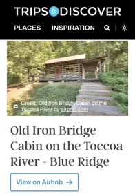Old Iron Bridge Cabin on the Toccoa River - Image 2