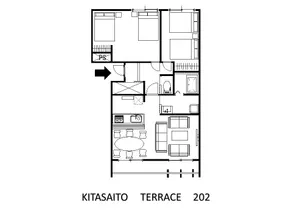 600 m from Asahikawa Station, the gourmet town. A 2-bedroom designer apartment | 1 free parking space, family-friendly apartment. - Image 5