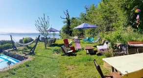 Panoramic view, lake, garden, pool, nature… - Image 2