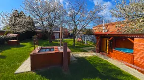 Family Wellness Jacuzzi Sauna Wood Fired Hot Tub 8 Min from Heviz - Image 3