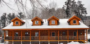 Newly Built Cozy Log Cabin (Duplex) one side - Image 2