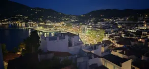 Agapi Nefeli, unique roofterrace view to sea port & town island MamaMia Skopelos - Image 5