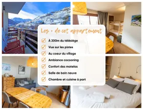 Cozy 2-bedroom 6p - stunning views of the Vars ski resort - Image 3